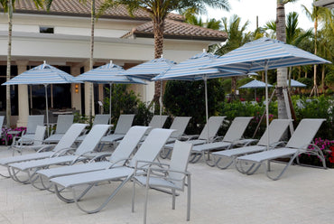 Fiberlite Mandarin 7.5' Square Umbrella - FL7.5SQ