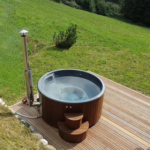 Image of SaunaLife Model S4N Wood-Fired Hot Tub SL-MODELX5