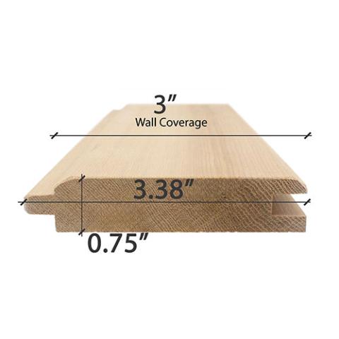 Prosaunas Cedar 1x4 VG T&G V2E Wall Material