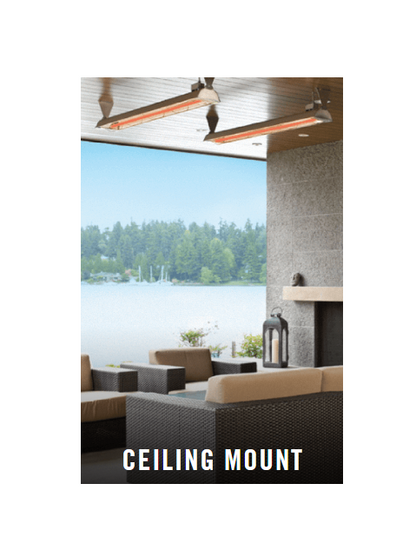 Infratech W-3024 Single Element Infrared Heater – 61.25” 3,000 Watts at 240V