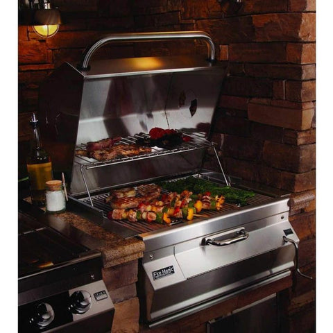Image of Fire Magic 24" Built-In Stainless Steel Charcoal Grill - 12-SC01C-A
