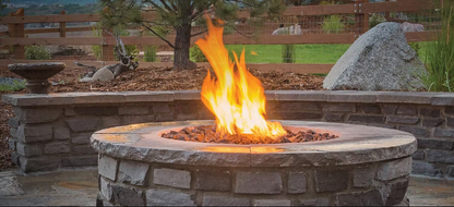 Warming Trends Original CFB350 Crossfire Brass Burner For 48" Opening or Larger with 48” Circular Plate