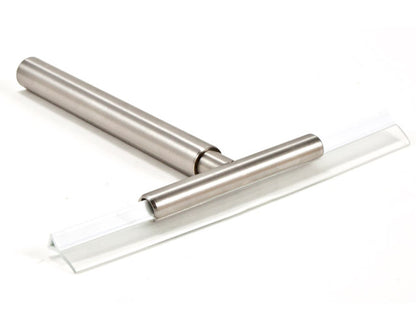Bathology Clear 420 Steam Room / Shower Stainless Steel Squeegee with Mount