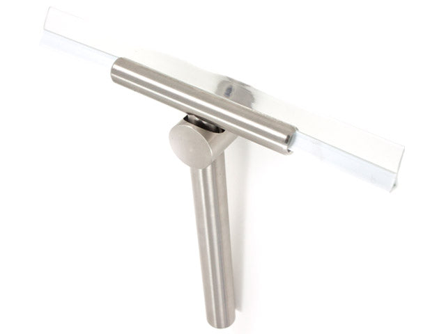Bathology Clear 420 Steam Room / Shower Stainless Steel Squeegee with Mount