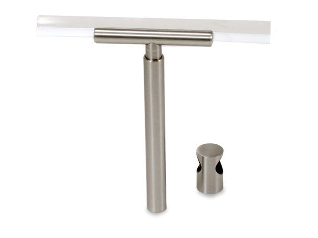 Bathology Clear 420 Steam Room / Shower Stainless Steel Squeegee with Mount