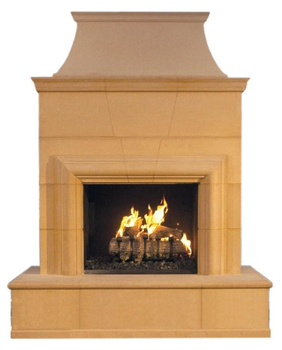 American Fyre Designs Fireplace CORDOVA 16" RECTANGLE - 022-20-A-CB-LBC