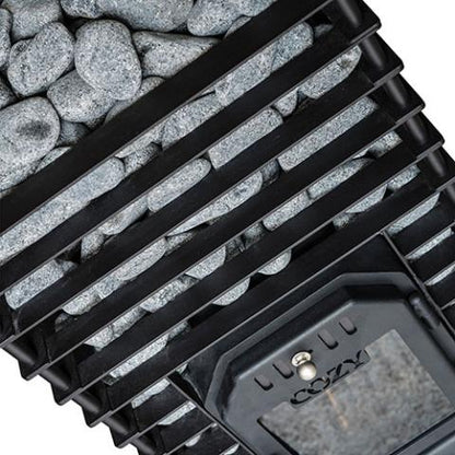 Cozy Heat Quattro Sauna Stove (Wood-Burning Sauna Stove, Up to 18kW) - 4745010348259