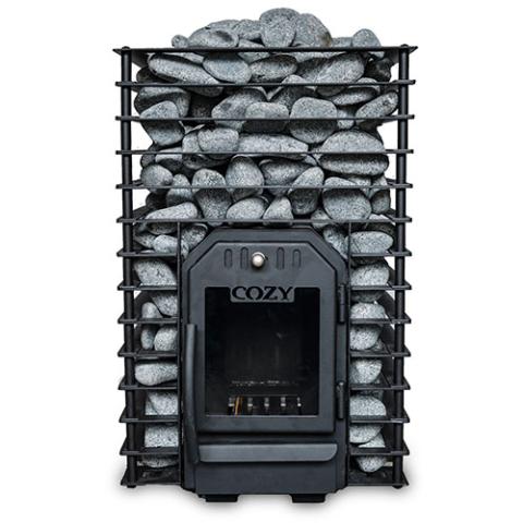 Cozy Heat Quattro Sauna Stove (Wood-Burning Sauna Stove, Up to 18kW) - 4745010348259