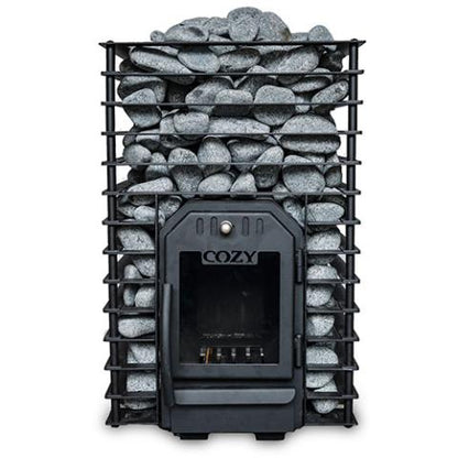 Cozy Heat Quattro Sauna Stove (Wood-Burning Sauna Stove, Up to 18kW) - 4745010348259