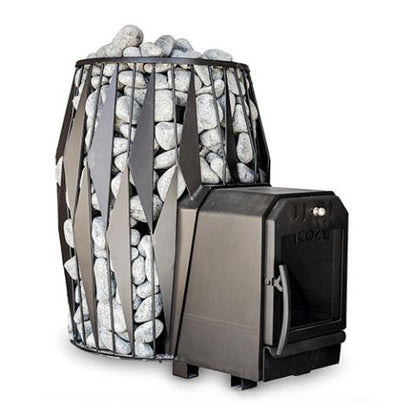 Cozy Heat OG Thru-Wall Sauna Stove (Wood-Burning Sauna Stove, Up to 18kW) - 4745010348082