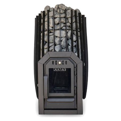 Cozy Heat SW Thru-Wall Sauna Stove (Wood-Burning Sauna Stove, Up to 18kW) - 4745010348068