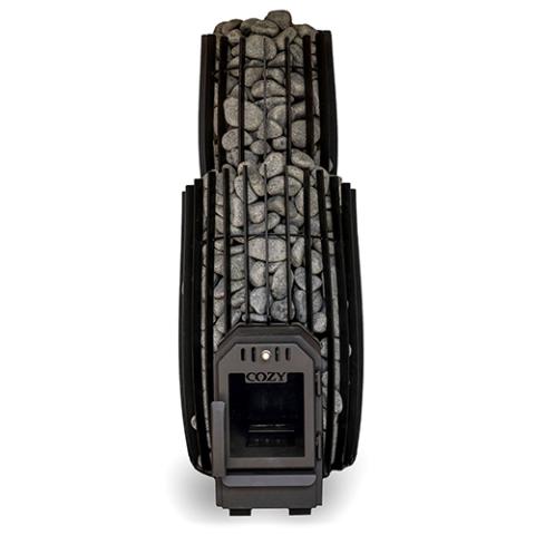 Cozy Heat SW Thru-Wall Sauna Stove (Wood-Burning Sauna Stove, Up to 18kW) - 4745010348068