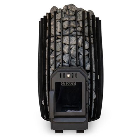 Cozy Heat SW Thru-Wall Sauna Stove (Wood-Burning Sauna Stove, Up to 18kW) - 4745010348068