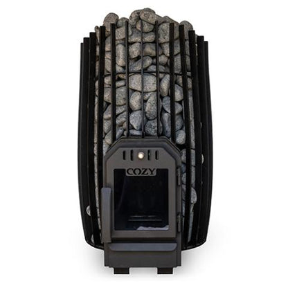 Cozy Heat SW Thru-Wall Sauna Stove (Wood-Burning Sauna Stove, Up to 18kW) - 4745010348068