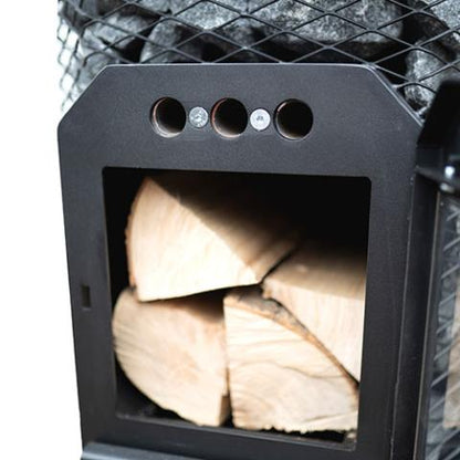Cozy Heat Thru-Wall Sauna Heater (Wood-Burning Sauna Stove, Up to 18kW) - 4745010348020