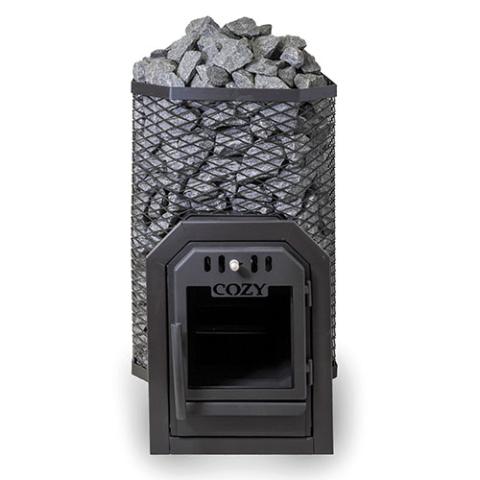 Cozy Heat Thru-Wall Sauna Heater (Wood-Burning Sauna Stove, Up to 18kW) - 4745010348020