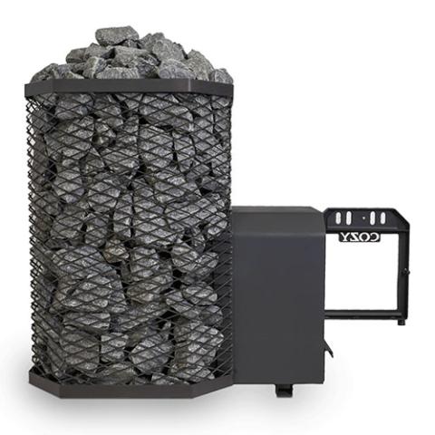 Cozy Heat Thru-Wall Sauna Heater (Wood-Burning Sauna Stove, Up to 18kW) - 4745010348020