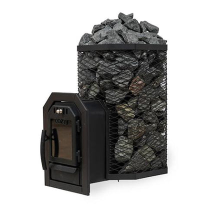 Cozy Heat Thru-Wall Sauna Heater (Wood-Burning Sauna Stove, Up to 18kW) - 4745010348020