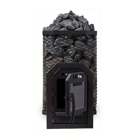 Cozy Heat Thru-Wall Sauna Heater (Wood-Burning Sauna Stove, Up to 18kW) - 4745010348020