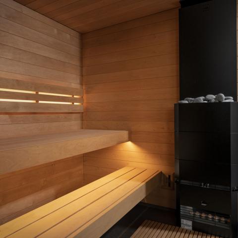 Image of SaunaLife Model G6 Pre-Assembled Outdoor Home Sauna SL-MODELG6-R
