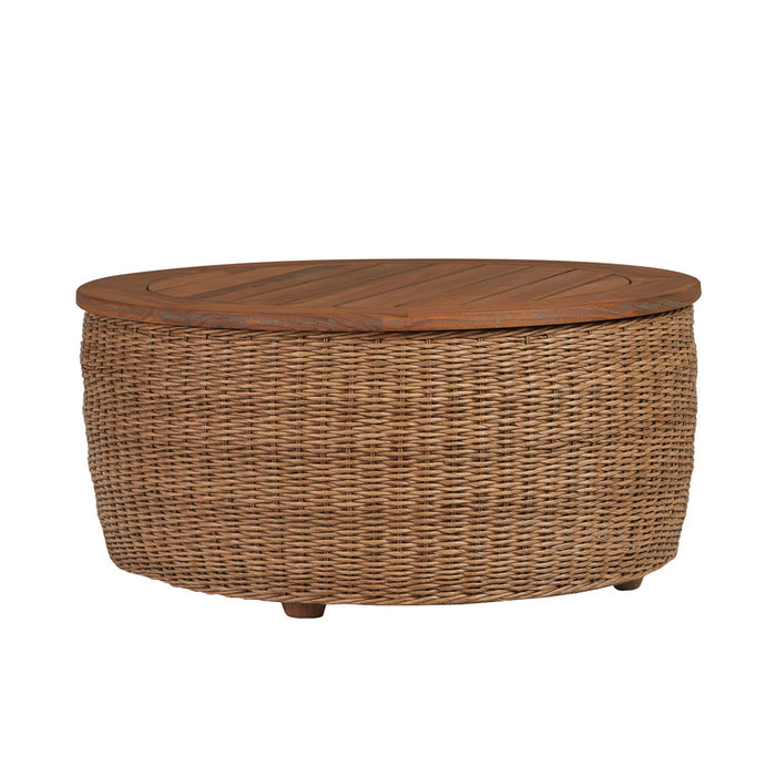 Lloyd Flanders Tobago 36" Round Cocktail Table - 426044