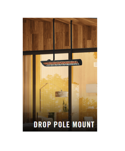 Infratech W-3024 Single Element Infrared Heater – 61.25” 3,000 Watts at 240V