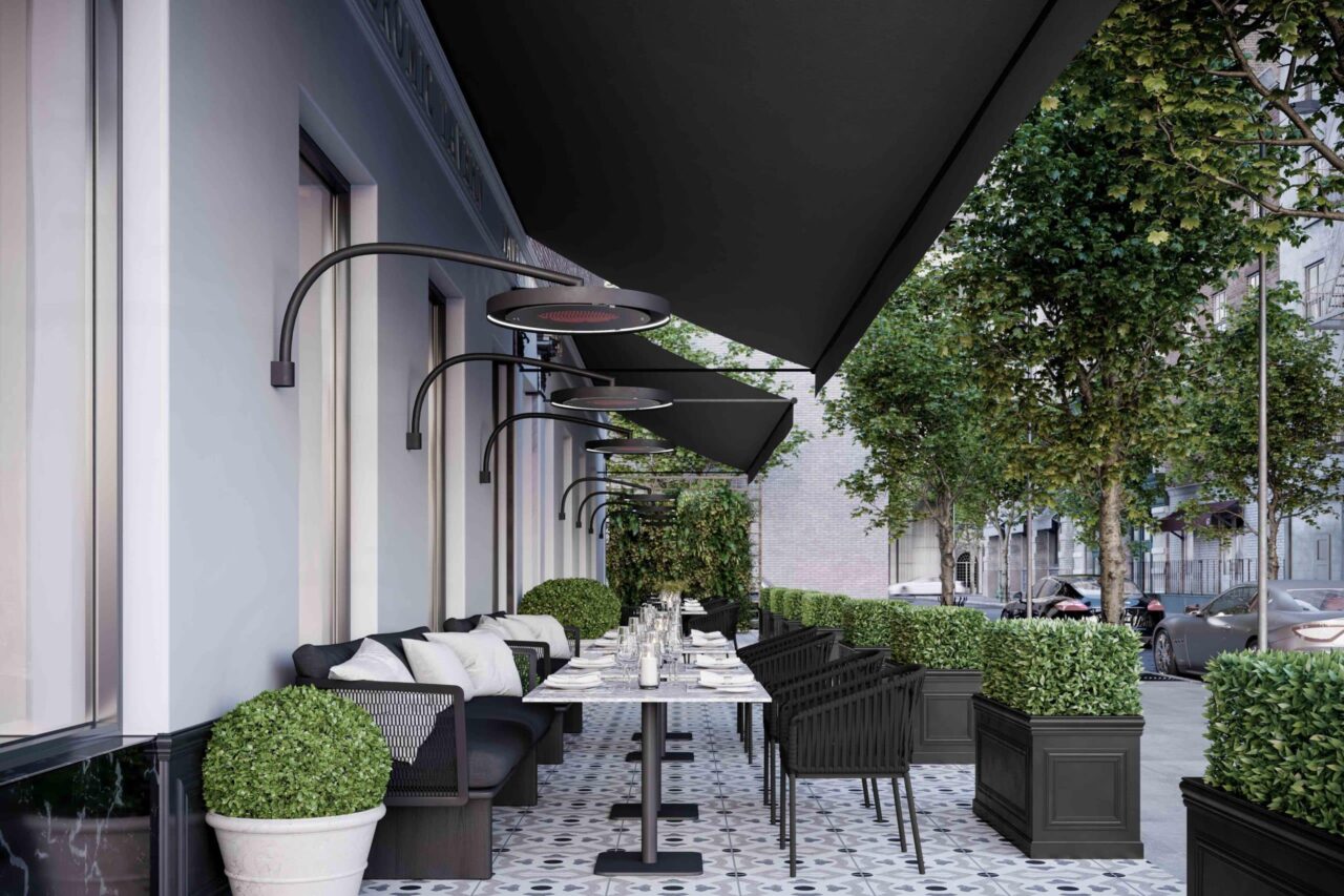 Bromic Heating Eclipse Pendant Smart-Heat™ Electric Heater w/ Twin Pole - BH0920001-1