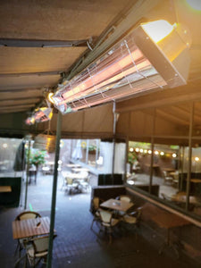 Schwank Electric Indoor/Outdoor 39" Patio Heater with Dual Bulb  ES-5039-20