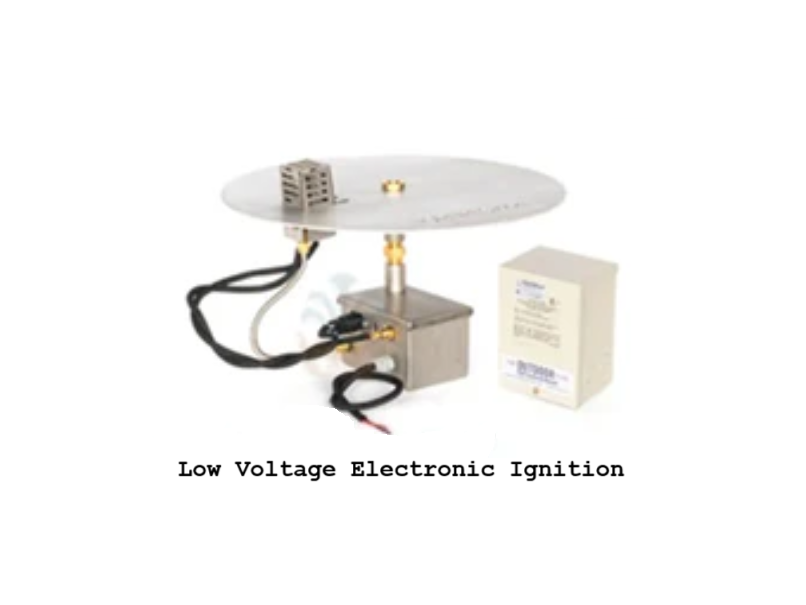 The Outdoor Plus Natural Gas Fueled 48-Inch Oak Coronado Wood Grain Fire Pit, Match Lit Ignition - OPT-COR48-OAK-NG