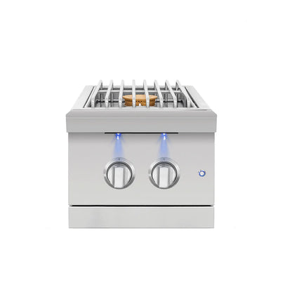 American Made Grills Encore Series Double Side Burner, Natural Gas - ENCSB2-NG