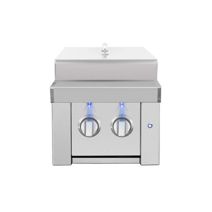 American Made Grills Estate Series Double Side Burner, Liquid Propane - ESTSB2-LP