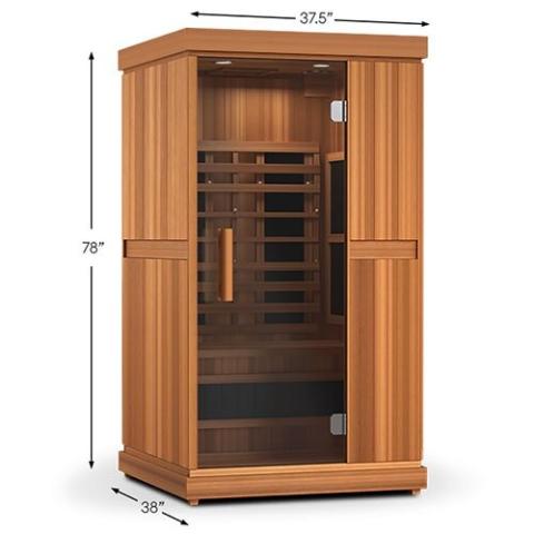 Finnmark FD-1 Full Spectrum Infrared Sauna – 1-Person Home Sauna