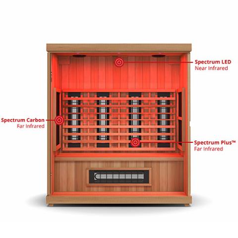 Finnmark FD-3 Full Spectrum Infrared Sauna – 4-Person Home Sauna