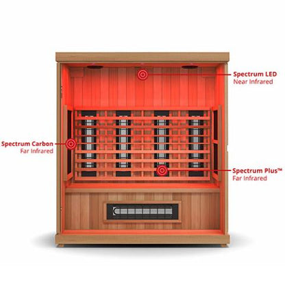 Finnmark FD-3 Full Spectrum Infrared Sauna – 4-Person Home Sauna