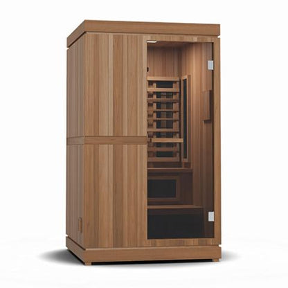Finnmark FD-4 Trinity Infrared & Steam Sauna Combo – 2-Person Home Sauna