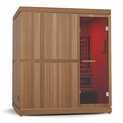 Finnmark FD-5 Trinity XL Infrared & Steam Sauna Combo – 4-Person Home Sauna