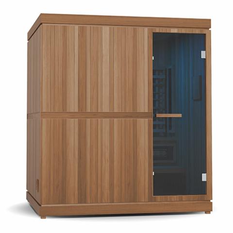 Finnmark FD-5 Trinity XL Infrared & Steam Sauna Combo – 4-Person Home Sauna