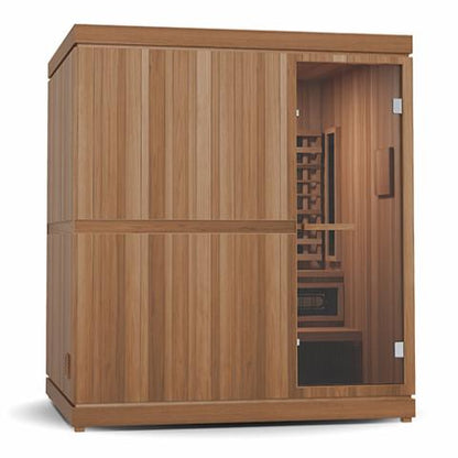 Finnmark FD-5 Trinity XL Infrared & Steam Sauna Combo – 4-Person Home Sauna