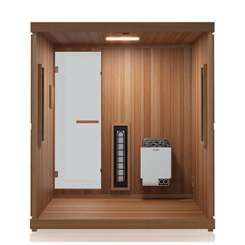 Finnmark FD-5 Trinity XL Infrared & Steam Sauna Combo – 4-Person Home Sauna