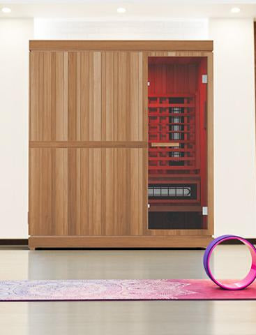 Finnmark FD-5 Trinity XL Infrared & Steam Sauna Combo – 4-Person Home Sauna