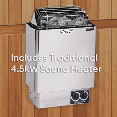 Finnmark FD-5 Trinity XL Infrared & Steam Sauna Combo Model FD-KN005