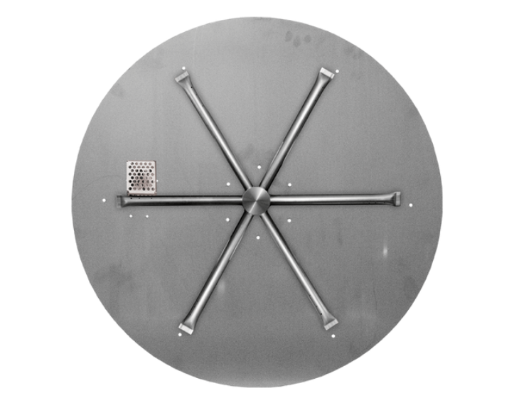 Firegear 39" Flat Disc Natural Gas AWS Fire Pit - FPB-39DBSAWS-N