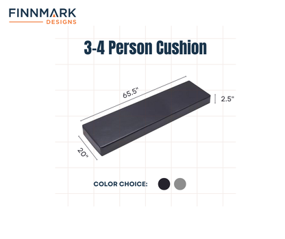 Finnmark FD-3 Sauna Cushion – 3-Person Marine Grade Vinyl Cushion