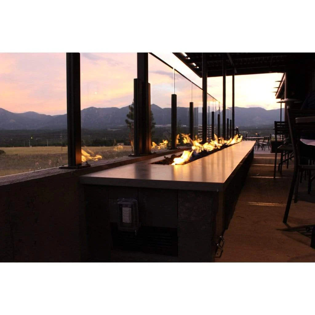 Firegear 24" by 6" Propane Gas AWS T Burner DIP Fire Pit - LOF-2406TAWS-P