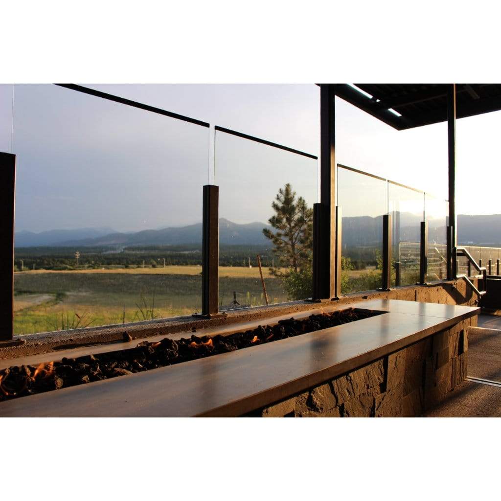 Firegear 24" by 6" Natural Gas AWS T Burner DIP Fire Pit - LOF-2406TAWS-N