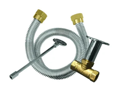 Firegear 33" Round DIP Match Throw Fire Pit-  Natural Gas - FPB-33RBS31MT-N