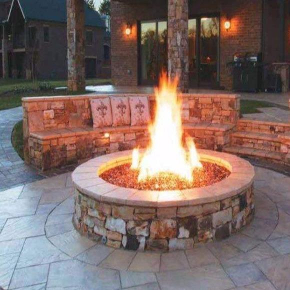 Firegear 44" Round Disc Match Throw Fire Pit - FPB-44DBS36MT-N