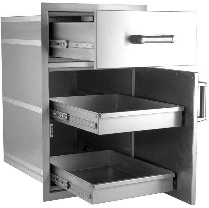 Fire Magic Premium Flush 20" Large Pantry Door/Drawer Combo w/ Soft Close - 54020S