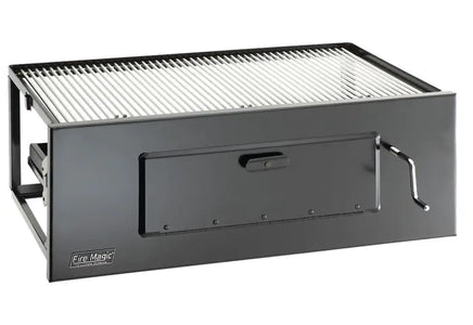 Fire Magic Lift-A-Fire Built-In Charcoal Grill