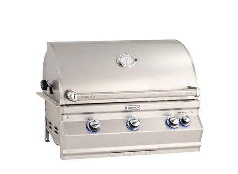 Image of Fire Magic A540i 30" Built-In Grill with Analog Thermometer, Backburner & Rotisserie Kit